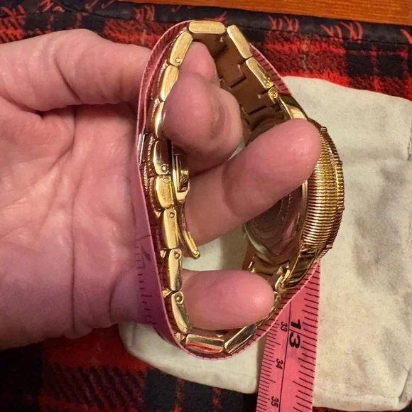 COPY - Judith Ripka Gold and Pink mother of pearl Women's Watch - Picture 8 of 9